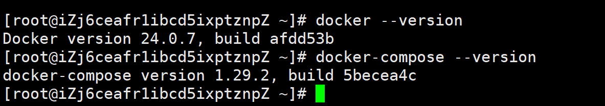 Centos7下安装docker和docker-compose